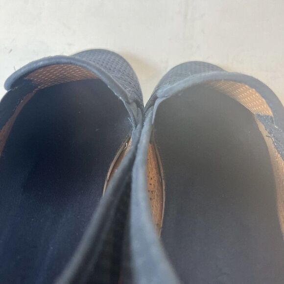 Sperry Top-Sider Womens 9.5M Sneakers Boat Shoe Blue Leather Slip On Memory Foam - Picture 6 of 12